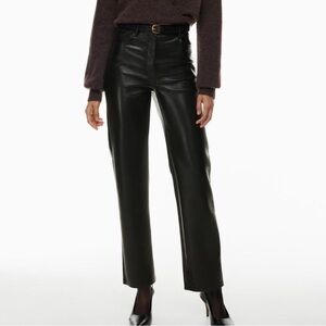 Wilfred Black Melina Leather Trousers